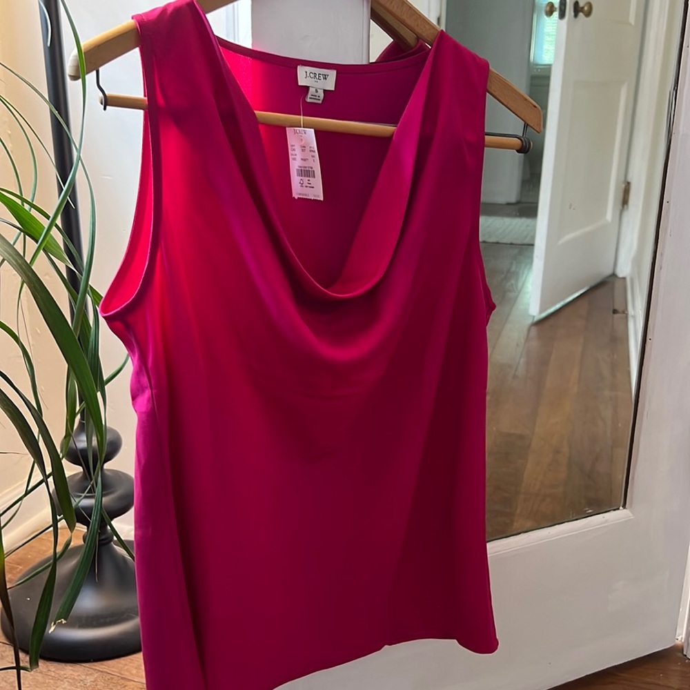 J. Crew pink blouse